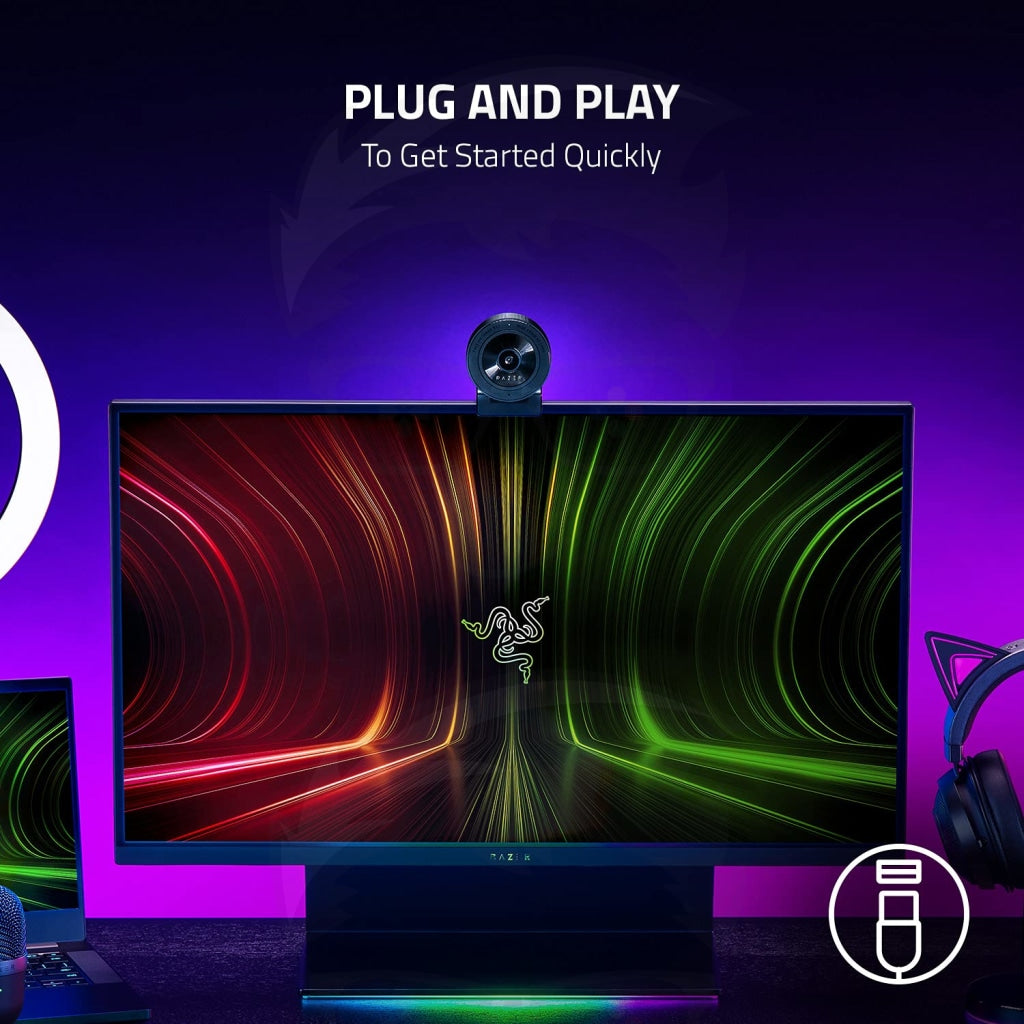 Razer Kiyo X USB Webcam for Full HD Streaming Razer Kiyo X USB Webcam for Full HD Streaming